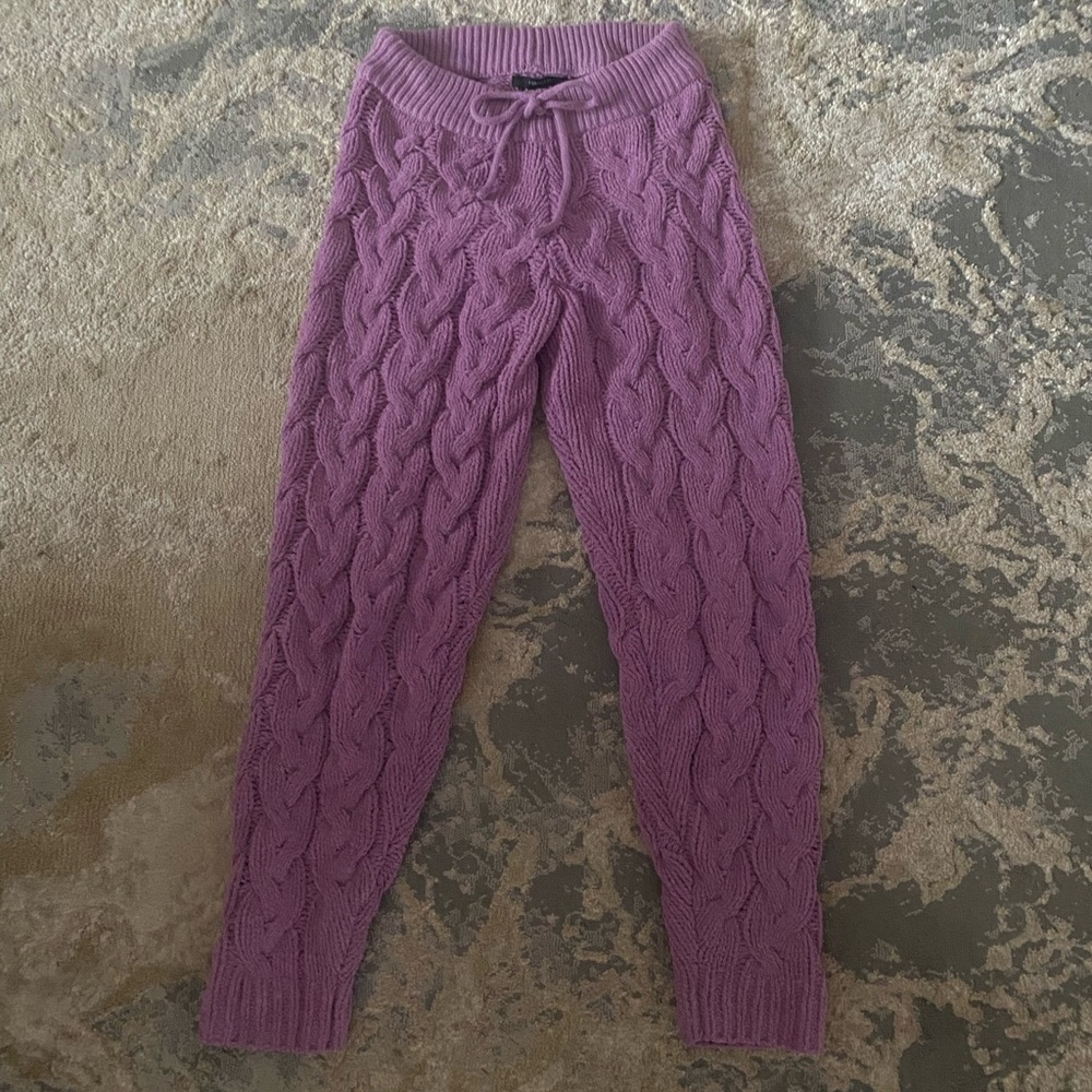 Knitted sweatpants